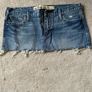 Hollister size 3 mini jean skirt